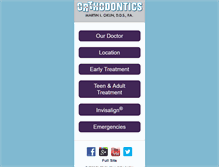 Tablet Screenshot of drmokun4braces.com